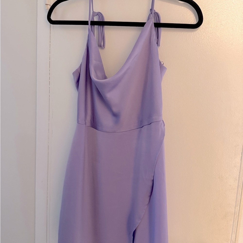 Abbeline Lavender Backless Dress